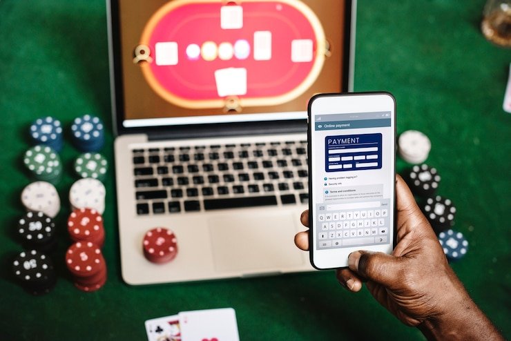 Proses login dan navigasi ke Olahraga Virtual di aplikasi mobile sakaw39
